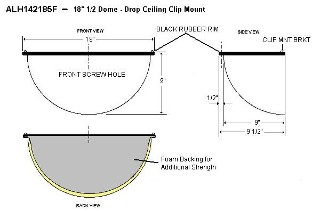 Half dome specification sheet