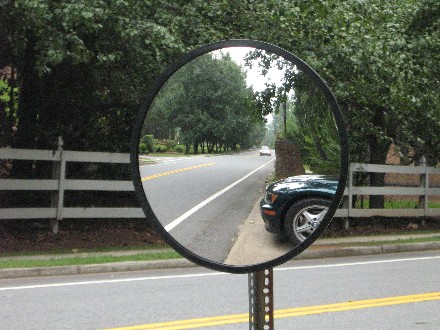 Image result for mirror and road