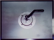 Convex Inspection Mirror with Light and Wheels